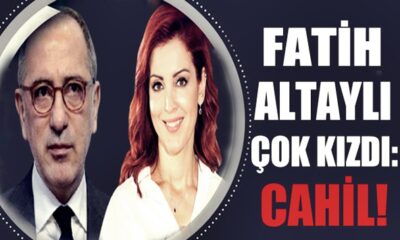 Fatih Altaylı köşe komşusu Nagehan Alçı’ya sert çıktı! “Cahil…”
