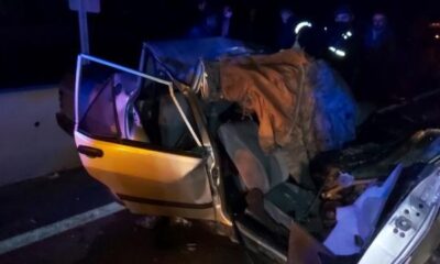 Gece yarısı feci kaza! 2 kişi hayatını kaybetti, 2 kişi yaralandı!.