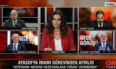 Mehmet Metiner’den istifa eden Ayasofya Başimamı Boynukalın ile ilgili yürütülen karalama kampanyasına tepki.. (video haber)