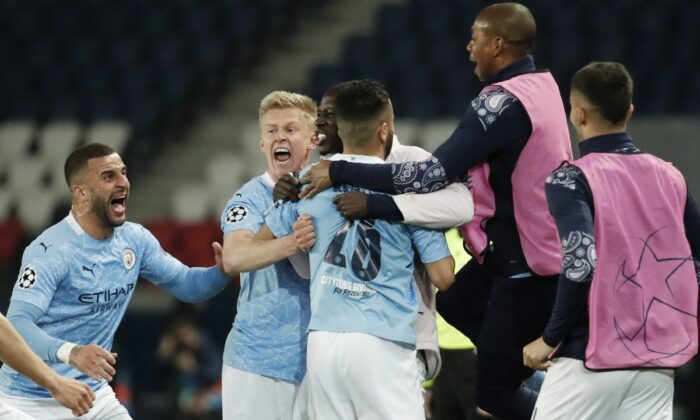 Manchester City, Şampiyonlar Ligi yarı final ilk maçında PSG’yi 2-1 mağlup etti!.