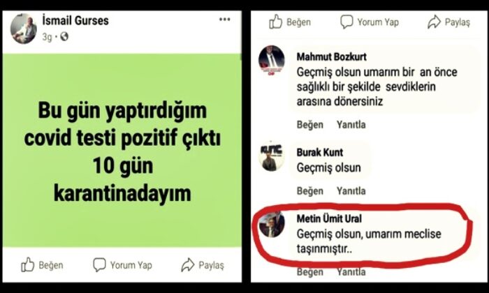 CHP Çanakkale İl Başkanı’nın insanlıktan uzak virüs dileği! “Umarım Meclise taşınmıştır!.”