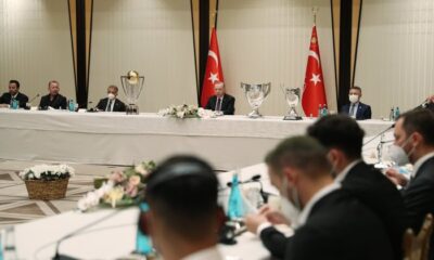 Cumhurbaşkanı Erdoğan Şampiyon Beşiktaş’ı kabul etti!.