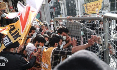 1 Mayıs provokasyonu! Barikatları yıkıp, Taksim Meydanı’na çıkmak istediler!. (video haber)