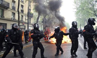 Fransa’da 1 Mayıs bilançosu! 27 yaralı, 39 gözaltı..