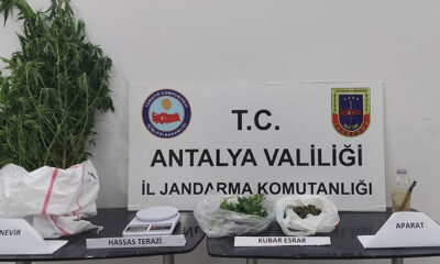 Antalya’da uyuşturucu operasyonu..