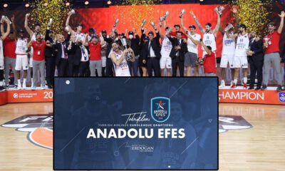 Cumhurbaşkanı Erdoğan, Şampiyon Anadolu Efes’i kutladı!.