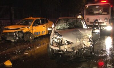 Şişli’de feci kaza! 1’i ağır 5 kişi yaralı..