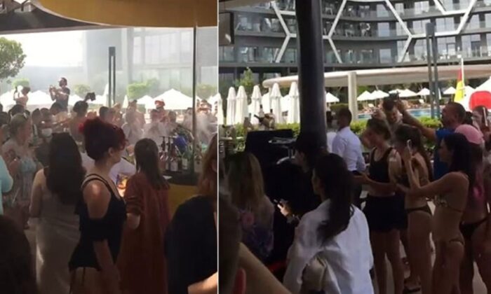 Antalya’da tedbirleri hiçe sayıp, eğlence düzenleyen otelin Güvenli Turizm Sertifikası iptal edildi!.