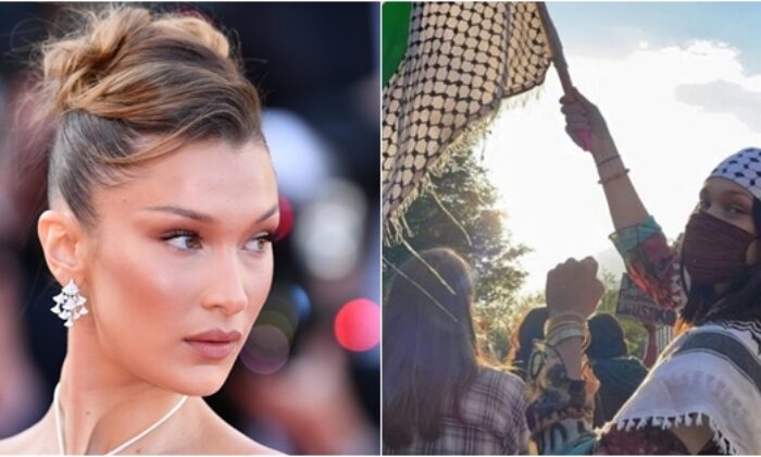 Amerikalı model Bella Hadid, Filistin için sokağa indi!.