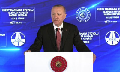 #CANLI Cumhurbaşkanı Erdoğan, Kuzey Marmara Otoyolu’nun 7. Kesimi olan Hasdal-Habipler-Başakşehir etabının açılış töreninde konuşuyor!. (canlı yayın)
