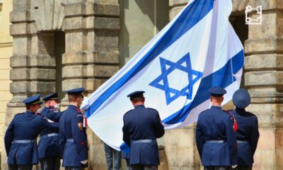 Çekya’da teröre İsrail Bayraklı destek..