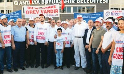 CHP’li Antalya Büyükşehir Belediyesi’ne karşı en uzun grev rekoru kırıldı!.