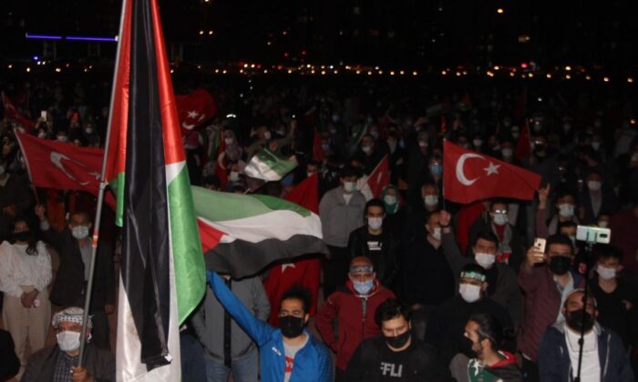 Türkiye’nin dört bir yanında Kudüs ve Filistin için destek gösterileri..
