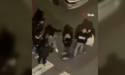 Fransız polisinden, kısıtlamaya uymayan gençlere şiddet..