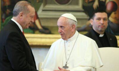 Cumhurbaşkanı Erdoğan Papa Fransuva ile görüştü!.