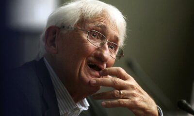 Alman filozof Jürgen Habermas, BAE’nin ödülünü reddetti!.