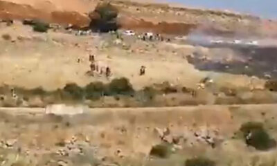 Lübnanlılardan direnişe destek! Dikenli telleri aşarak Filistin’e giriyorlar!. (video haber)