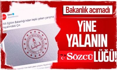 MEB’den Sözcü’nün “Hayalimdeki Çin” palavrasına yalanlama..