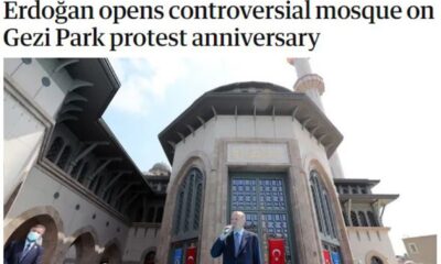 İngiliz, Taksim Camii’nden rahatsız olmuş!.