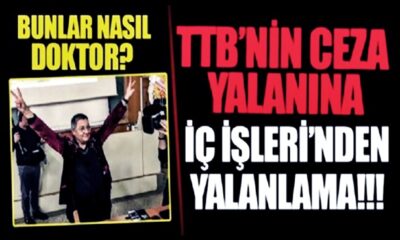 İçişleri Bakan Yardımcısı’ndan, Türk Tabipleri Birliği’nin sağlıkçılara ceza kesildiği palavrasına yalanlama…