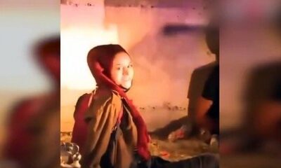 İşgalci teröristler genç kadını yerlerde böyle sürükledi!. (video haber)