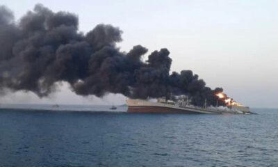 İran Donanması’nın en büyük gemisi battı! Çok sayıda yaralı var!.