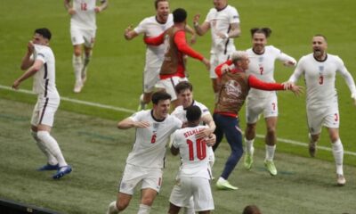 İngiltere, Almanya’yı 2-0 mağlup edip, EURO 2020’de çeyrek finale yükseldi!.