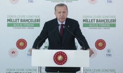 Cumhurbaşkanı Erdoğan, 10 millet bahçesinin açılışını yaptı!.