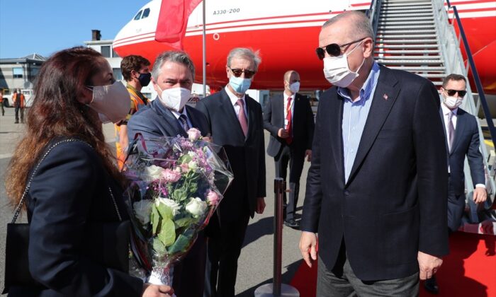 Cumhurbaşkanı Erdoğan Brüksel’de..