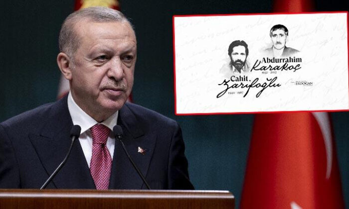 Başkan Erdoğan’dan Abdurrahim Karakoç ve Cahit Zarifoğlu paylaşımı..