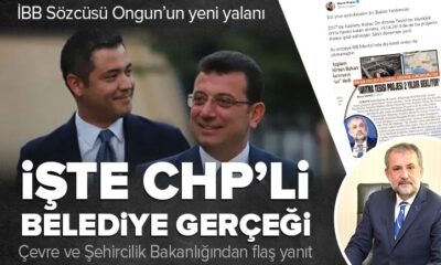 İBB Sözcüsü ve Başkan Danışmanı Murat Ongun’un bir yalanı daha patladı! Arıtma tesisini CHP iptal ettirmiş!.