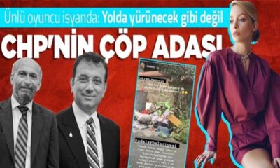 Büyükada’da çöp dağlarını gören Bade İşçil, Ekrem İmamoğlu’na isyan etti!.