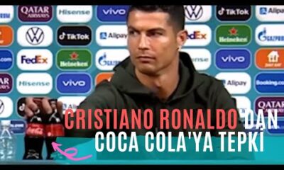Ronaldo’nun Coca Cola tepkisi sosyal medyayı salladı!. (video haber)