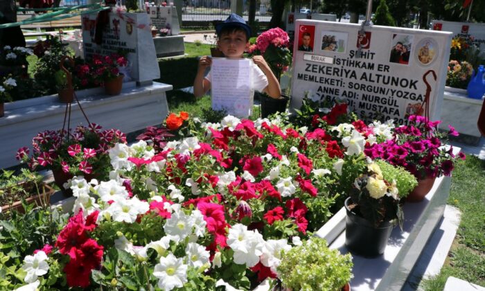 Şehit oğlundan babasına mektup! “Allah’ım babama kavuşmak istiyorum!.”
