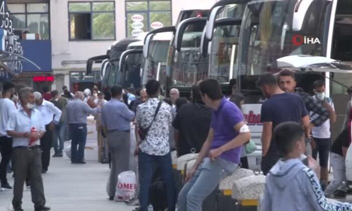 Otogarda bayram yoğunluğu başladı, bilet fiyatları yükseldi!.
