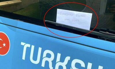 Milli Takım otobüsüne bırakılan “Fenerbahçe düşmanı Şenol Güneş” notu sosyal medyayı salladı!.