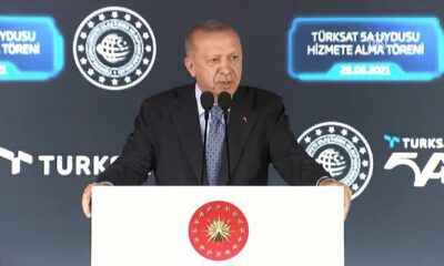 Cumhurbaşkanı Erdoğan Türksat 5A Uydusu’nu hizmete aldı!.