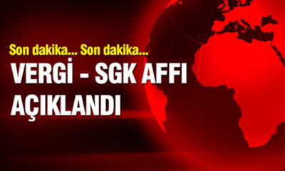 Kamu alacakları ile ilgili vergi affı Meclis’ten geçti..