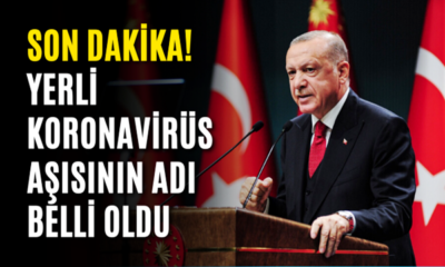 Yerli aşının adı belli oldu!. (video haber)