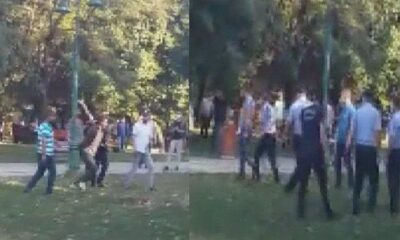 Gezi Parkı’nda zabıtaya bıçaklı saldırı.. (video haber)
