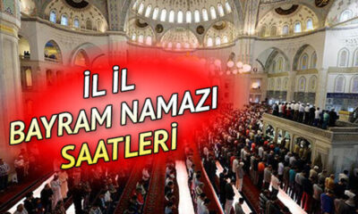 İşte il il Bayram Namazı saatleri..