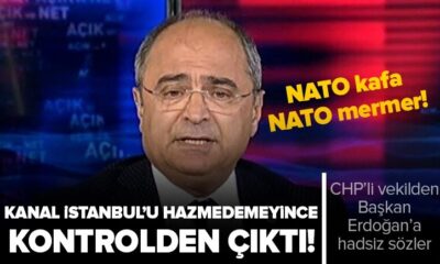 Kanal İstanbul’u hazmedemeyen CHP’li Aydoğan’dan canlı yayında Başkan Erdoğan’a yönelik haddini aşan sözler.. (video haber)