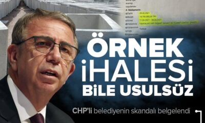 CHP’li belediyelerde skandal bitmiyor! Ankara Büyükşehir Belediyesi’nin örnek ihalesinde ki usulsüzlük belgelendi!. (video haber)