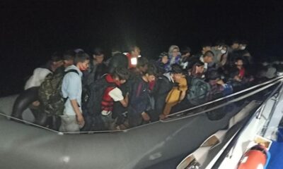 Çanakkale açıklarında 68 düzensiz göçmen yakalandı!.