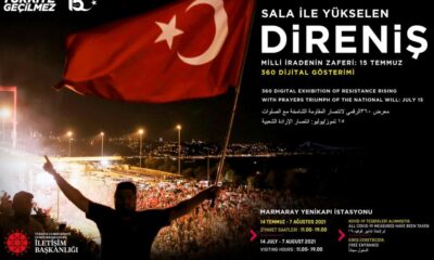 Cumhurbaşkanlığı İletişim Başkanlığı’ndan 15 Temmuz Dijital Gösterimi..