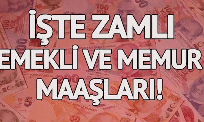 Gelen son zamlarla birlikte en düşük memur maaşı 4 bin 881 liraya yükseldi..