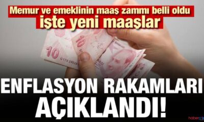 Memurlar ve emekliler ne kadar fark alacak?. Enflasyon farkı yarın açıklanacak…