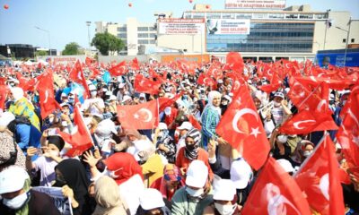 Cumhurbaşkanı Erdoğan’a Sakarya’da sevgi gösterisi..