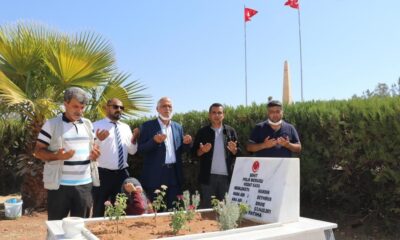 Evlat nöbetindeki ailelerden Gara şehidi Kaya’nın kabrine ziyaret…