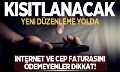 İnternet ve cep telefonu faturalarına yeni düzenleme..